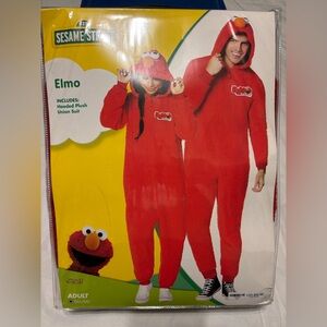 Sesame Street Elmo Red Hooded Plush Suit